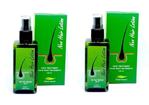 2 X Neo Hair Lotion Herbal Nutrients 120ml + 2 Derma Roller